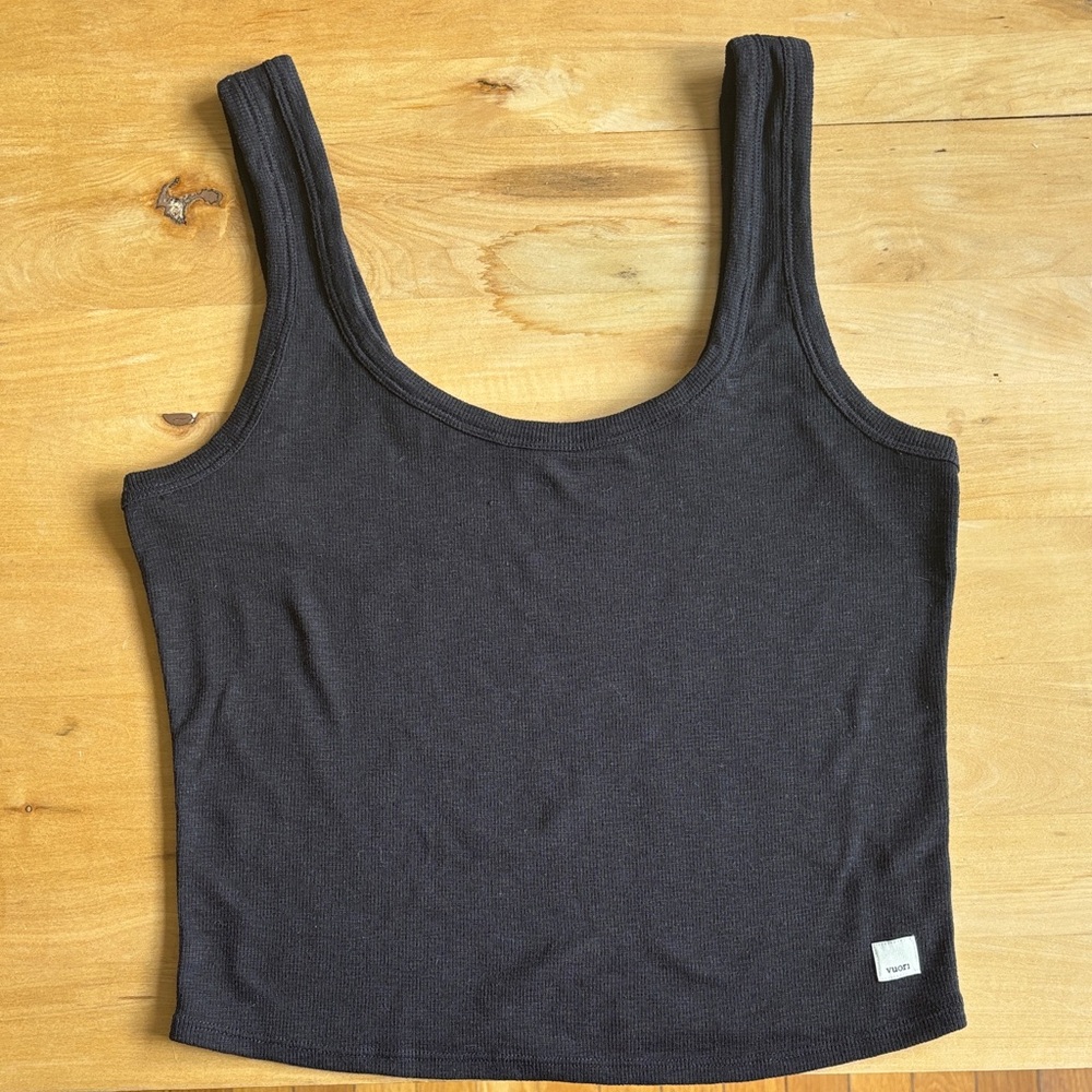 Vuori ribbed cropped tank, Medium